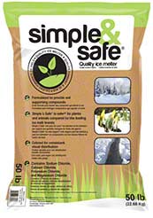 Bag of Simple and Safe ice melt